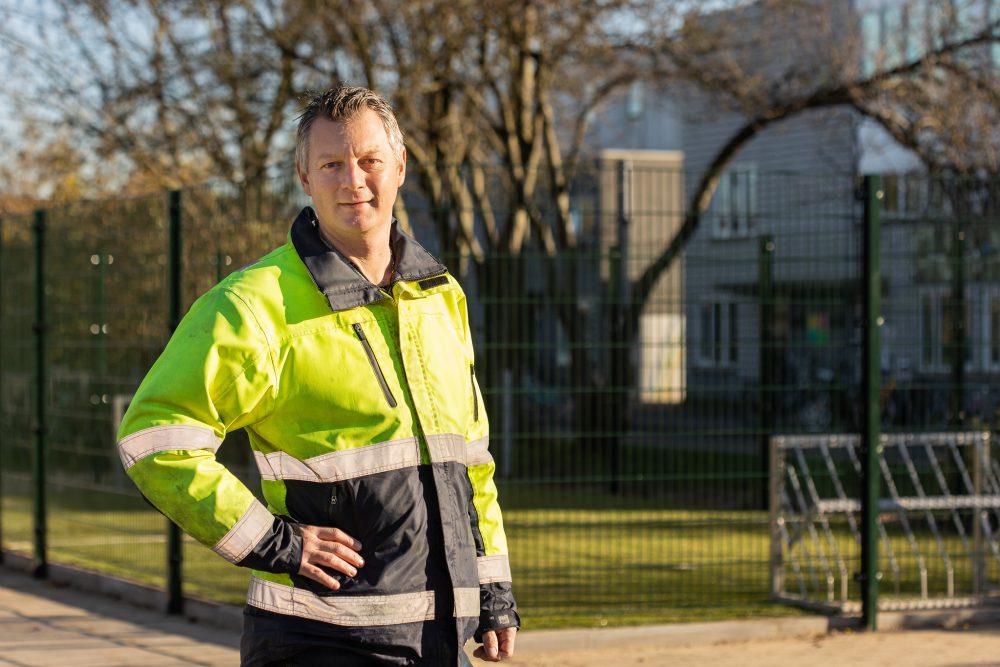 Sporto B.V. – Geluidsarme voetbalkooi met dubbelstaafmatten